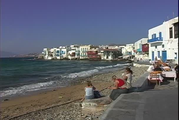 Petite plage de Venise en Grèce — Video