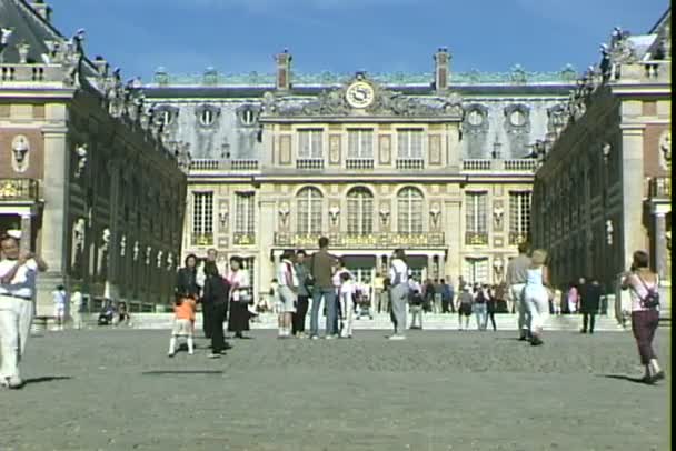 Palacio de Versalles en París — Vídeo de stock