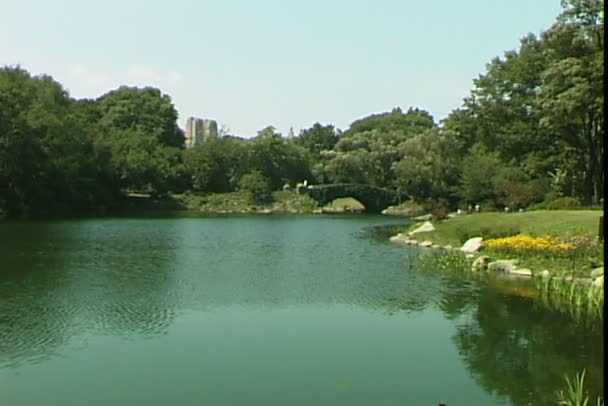 Parque central em Nova Iorque — Vídeo de Stock