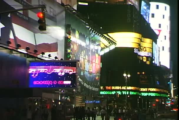 Times Square itt: New York City — Stock videók