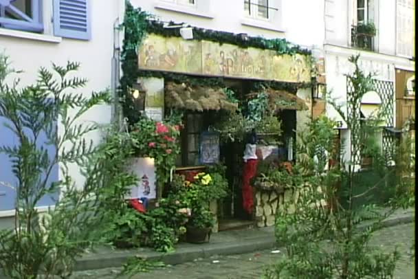 Floral Shop in Paris — ストック動画