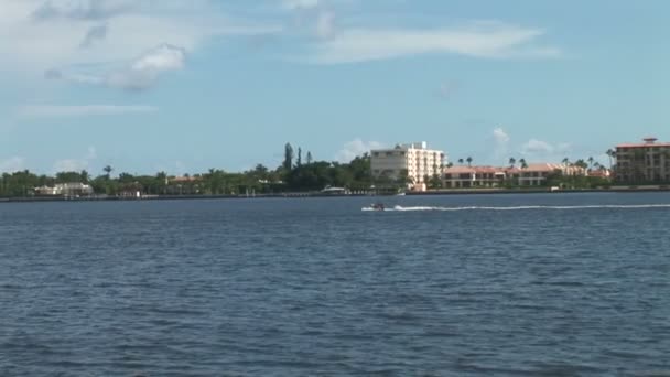 Inre vattenvägar i Florida — Stockvideo