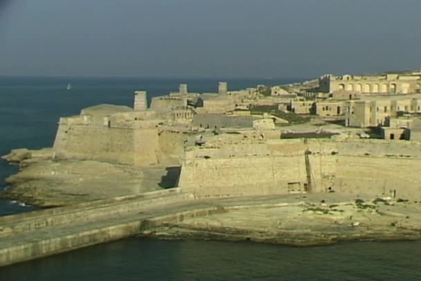 Fort St Angelo em Malta — Vídeo de Stock