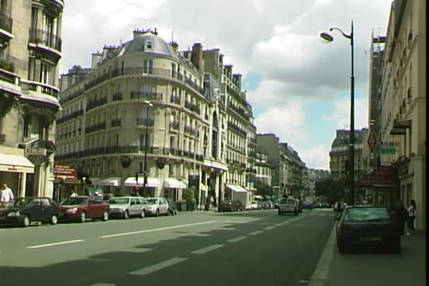 Bybilde fra Paris – stockvideo