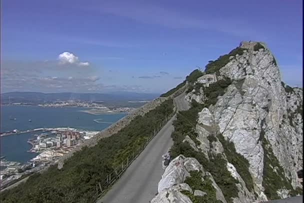 Oben auf dem felsen in rio de janeiro — Stockvideo