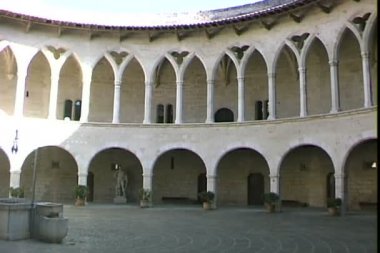 Castillo Courtyard İspanya