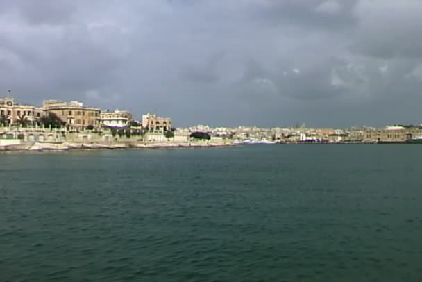 Grand Harbour em Malta — Vídeo de Stock