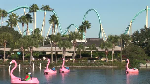Seaworld Orlando theme park — Stockvideo