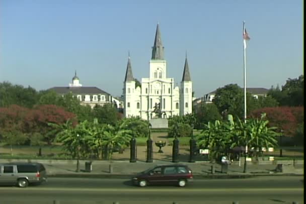 Jackson square new Orleans — Stock videók