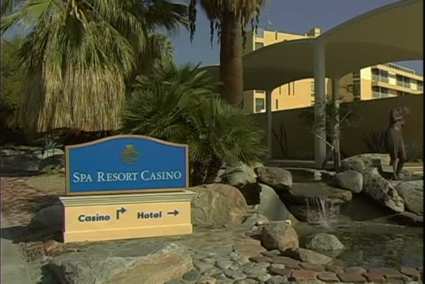 Spa Resort με καζίνο είσοδος — Αρχείο Βίντεο