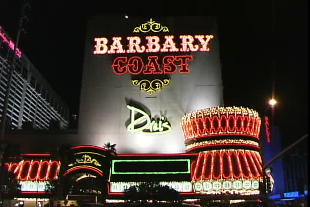 Barbary Coast em Las Vegas — Vídeo de Stock