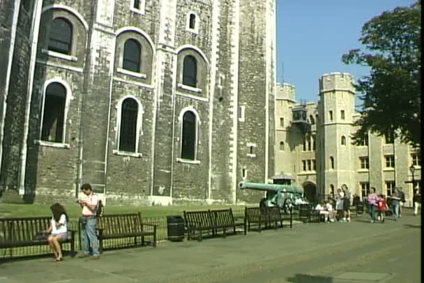 Tower of London i Storbritannien — Stockvideo