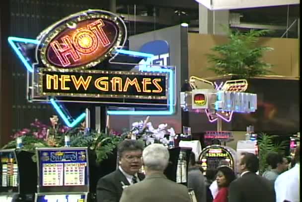 Świat gier Expo w Las Vegas — Wideo stockowe
