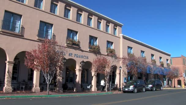 Готель Святого Франциска в Нью-Мексико — стокове відео