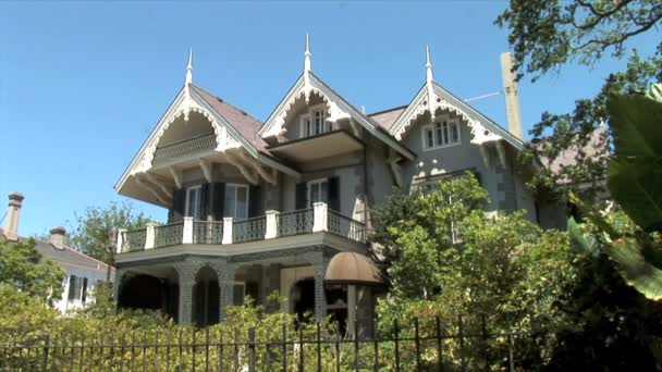 Casa en Garden District en Nueva Orleans — Vídeos de Stock