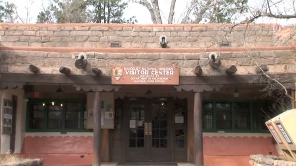 Bandelier National Park Visitor Center — Stockvideo