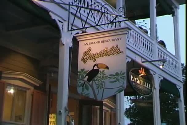 Bagatelle ресторан в Майамі — стокове відео