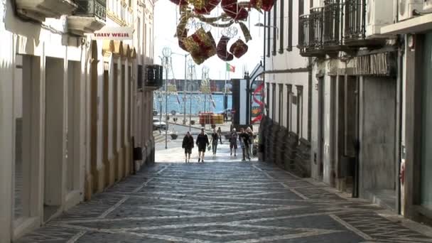 Porta Delgada city in Portugal — Stock video