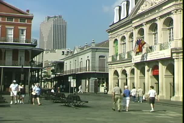 Jackson Square in New Orleans — Stockvideo