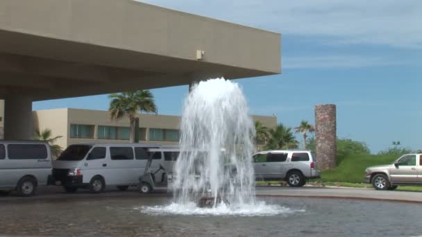 Fountain in Mayan Palace — ストック動画