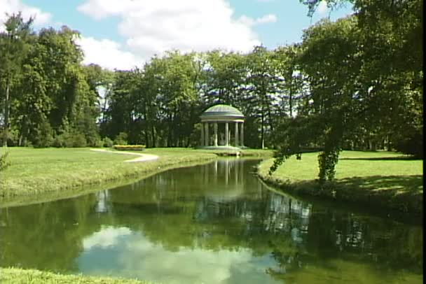 Istana Gazebo di Paris — Stok Video