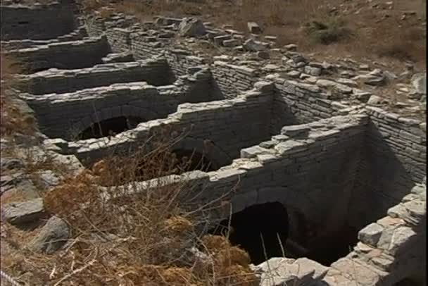 Ruines de Delos en Grèce 