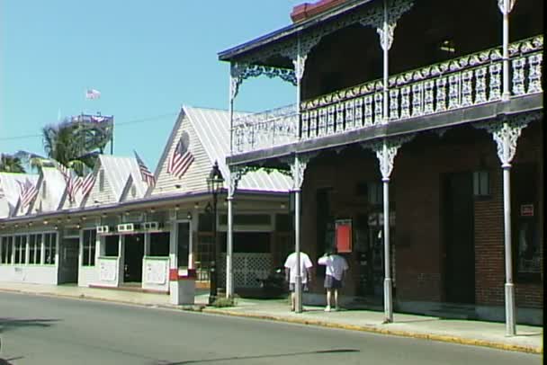 Street Scene in Florida city — Stock Video