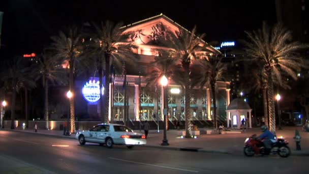 Harrah's hotel in New Orleans — Stockvideo