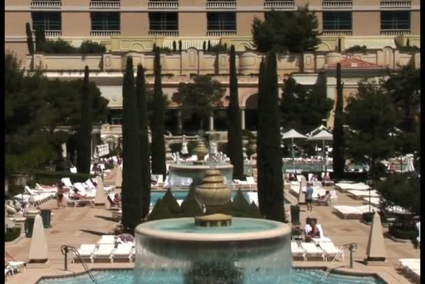 Piscinas Bellagio en Las Vegas — Vídeos de Stock