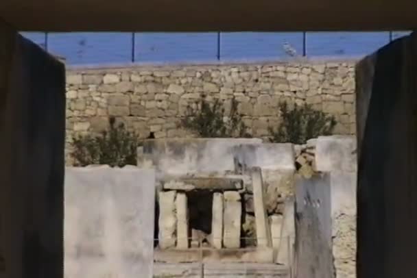 Tarxien Templo Ruínas em Malta — Vídeo de Stock