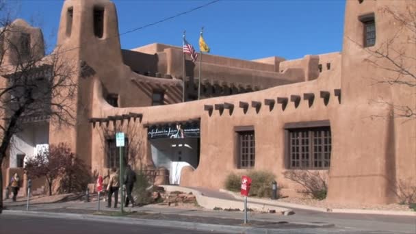 Santa Fe Museum — Stockvideo