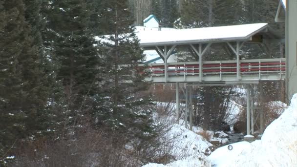 Estación de esquí de Taos — Vídeo de stock