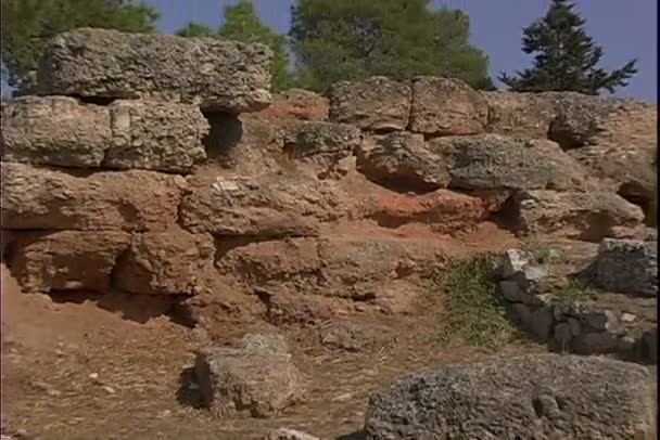 Antigua Muralla de Atenas — Vídeos de Stock