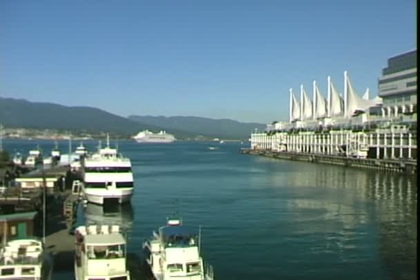 Porto di Vancouver in Canada — Video Stock