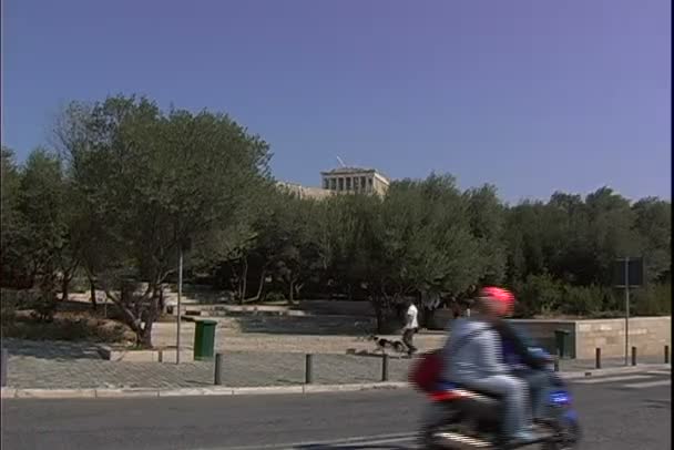 Acropoli di Atene in Grecia — Video Stock