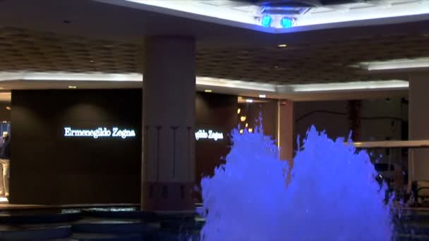 리조트 호텔에서 분수 — 비디오