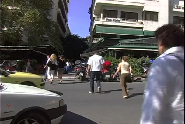 Calle Akadimias en Atenas — Vídeos de Stock