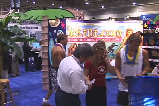 NAB wystawa Show w Las Vegas Convention Center — Wideo stockowe