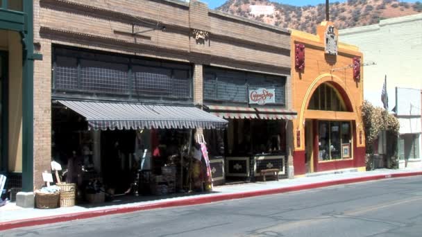 Bisbee stad in Arizona — Stockvideo