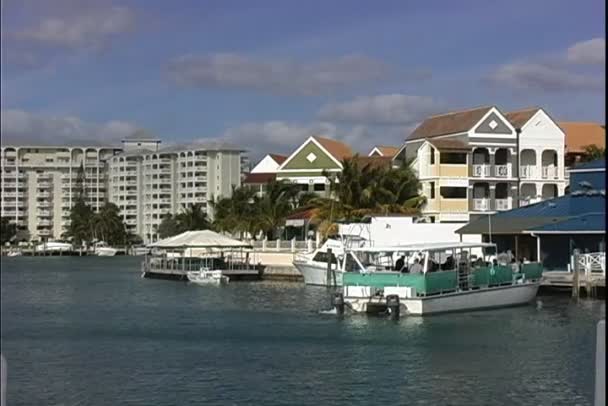 Porto Lucaya sulle isole Bahamas — Video Stock