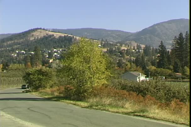 Farm in Kelowna city — Stock Video