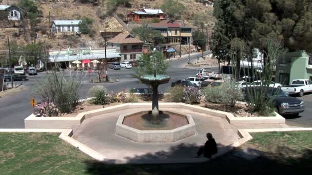 Bisbee City Park avec fontaine — Video