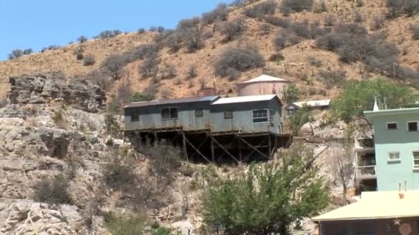 Kleine oude Bisbee Mine — Stockvideo