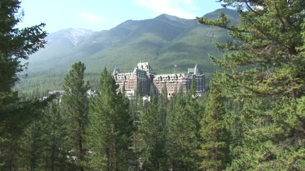 Hotel Fairmont Banff — Stock video