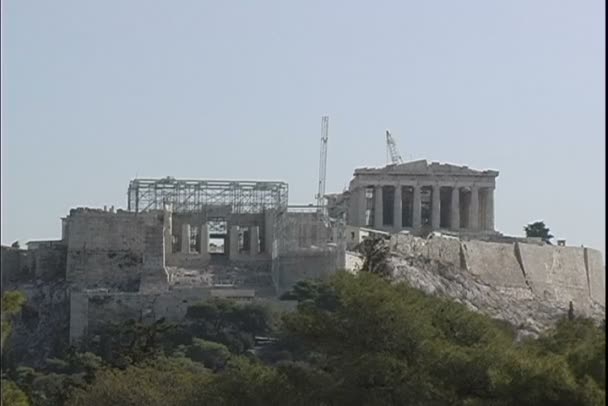 Acropole d'Athènes en Grèce — Video