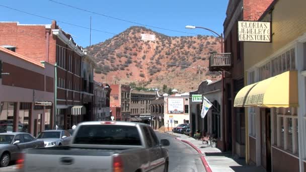 美国亚利桑那州比斯比城市 — 图库视频影像