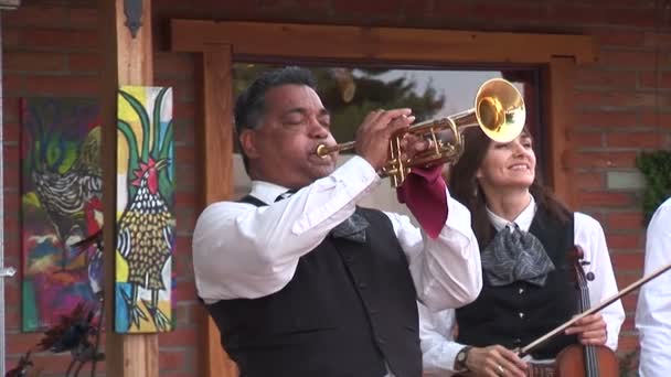 Mariachi Band muziek afspelen — Stockvideo