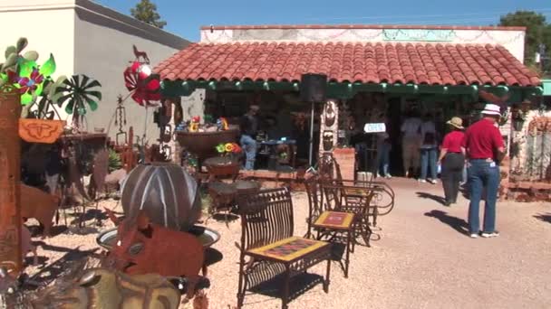 Tubac Sculpture Gallery — Stock Video