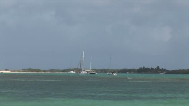 Zatoka Aruba Caribbean — Wideo stockowe