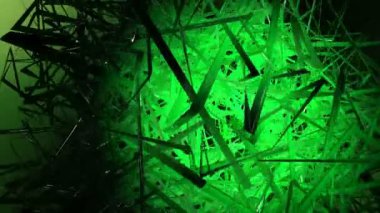 Satırları yeşil rastgele döndürme